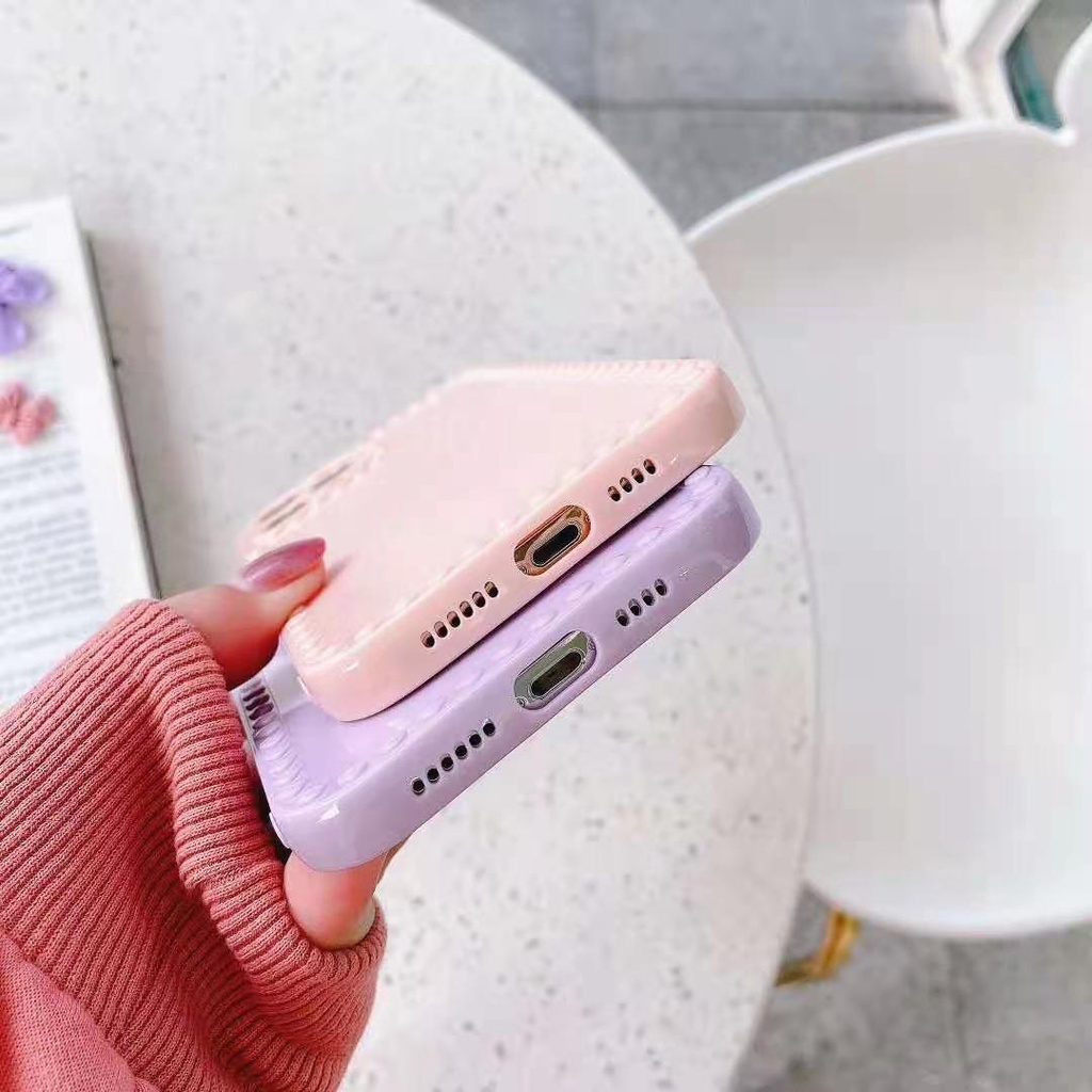 Case Renda Bentuk Hati Warna Pink Abu-Abu Hijau Putih Ungu Untuk Huawei P20 Pro 30 Pro 30 Lite 40 Pro