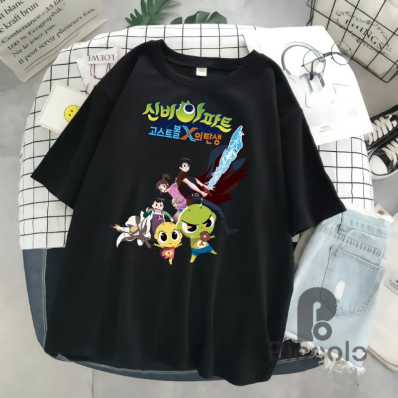 KAOS ANAK SHINBI HOUSE THE HAUNTED HOUSE GAMBAR  JERNIH /BAHAN PREMIUM /kaos anak (free nama)