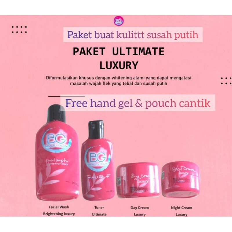 paket BG beauty glow ultimate luxury/reseller