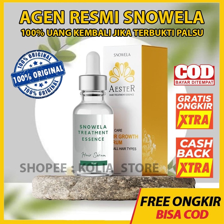 SNOWELA HAIR SERUM TREATMENT ESSENCE SERUM PENUMBUH RAMBUT SERUM PENYUBUR RAMBUT 100% ORIGINAL BPOM