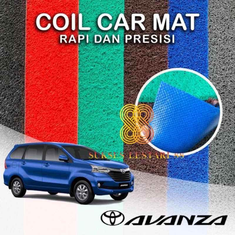 Karpet Mobil Premium Toyota Avanza Mie Bihun 1 Warna