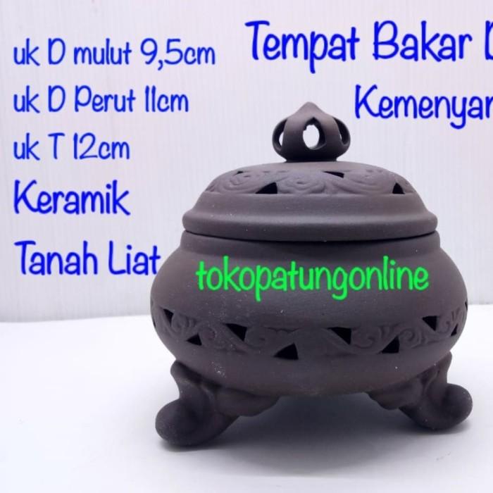 Tempat Bakar Kemenyan Kerucut Hio Tanah Liat Bulat Kualitas Terbaik
