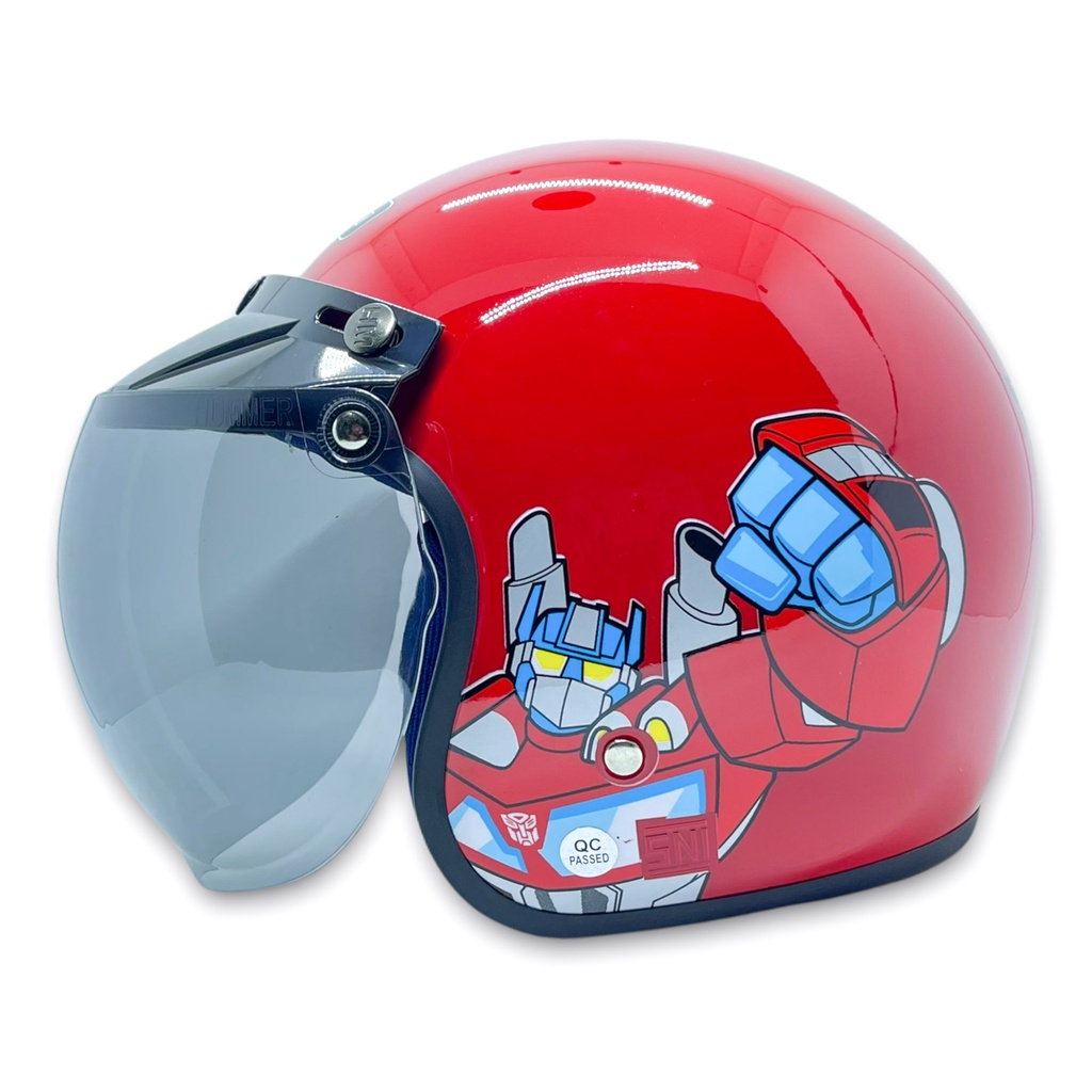 Helm Anak WTO Semi Retro - Rescue Bots