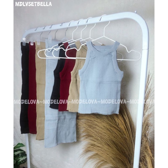 MDLV ~ BAJU RAJUT SET BELLA // SET RAJUT CEWEK // STELAN RAJUT CEWEK // FASHION WANITA