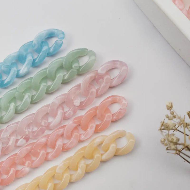 Manik RANTAI ulir 18mm chain cloud effect chain marmer