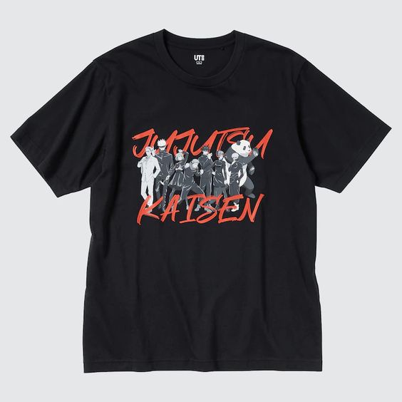 Kaos Uniqlo X Jujutsu Kaisen Baju Uniqlo - ITODORI YUJI Jujutsu Kaisen