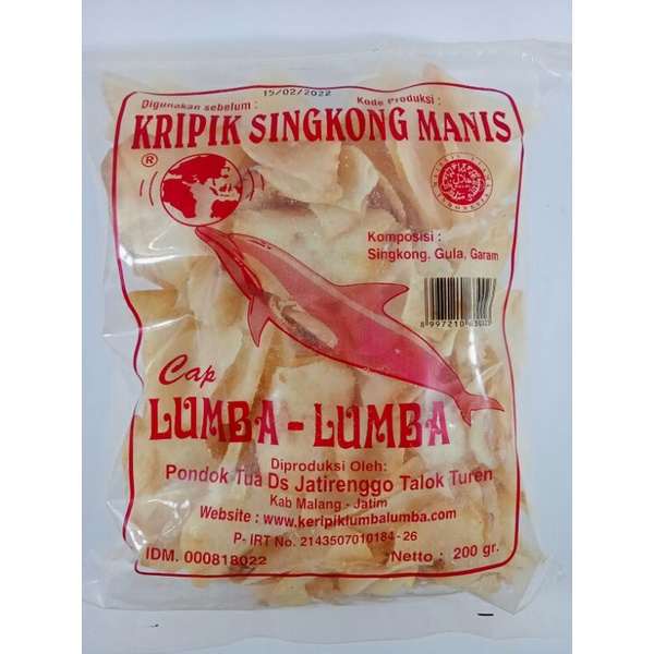 

Kripik Singkong Malang Cap Lumba-Lumba Berat 500gr