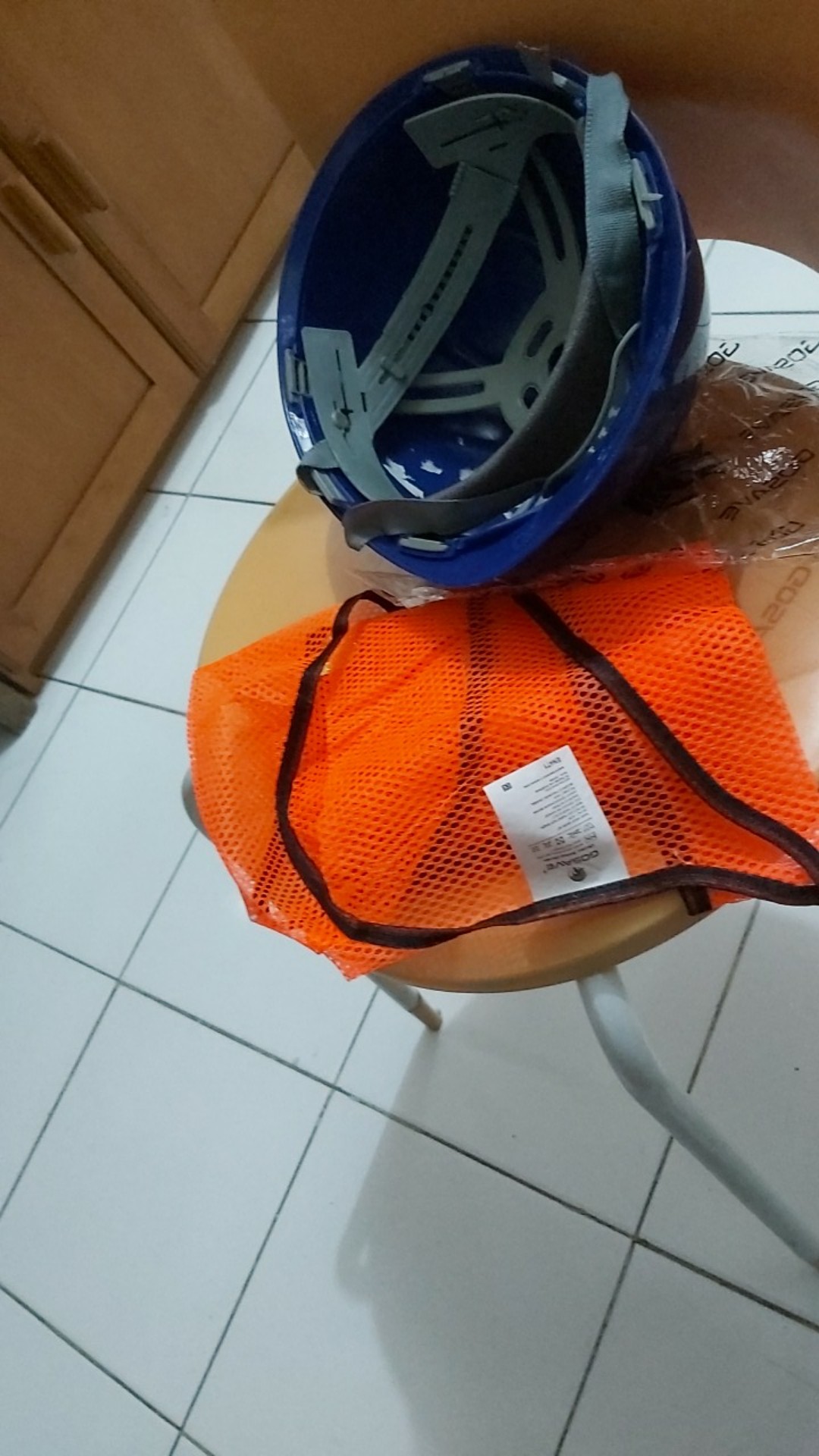 Paket Helm Safety Proyek Asa Standart Sni + Rompi Jaring X