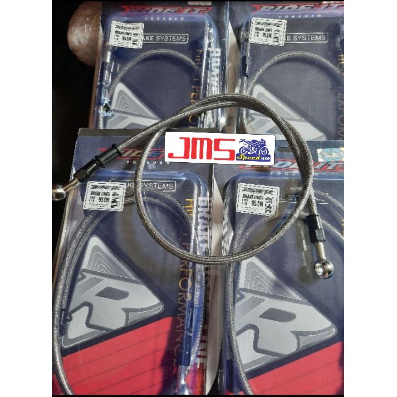 selang minyak rem rideit depan belakang ukuran 130/95/60 cm vixion r15 beat mio cb fu vario byson mx