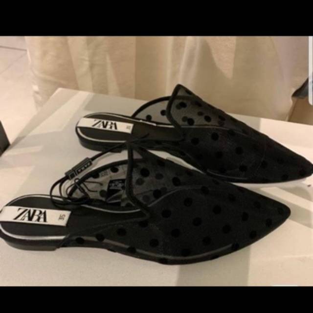  Zara  Flat Shoes  Original Sepatu Teplek  Zara  Sepati Sendal 