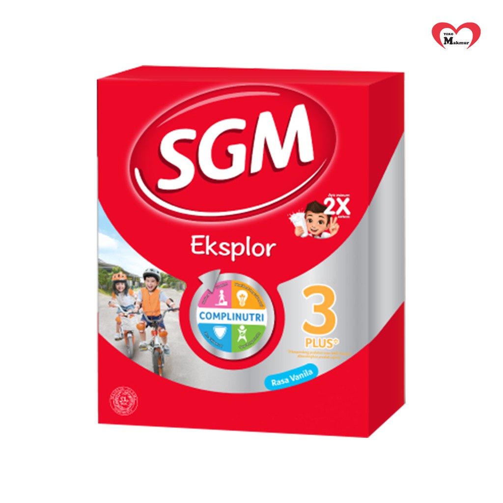 Sgm Eksplor 3+  Vanila / Madu / Coklat 900gr / Toko Makmur Online