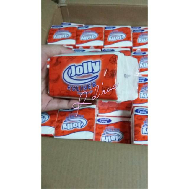 Pop Up Tissue / Tisu Kotak Mini / Segiempat JOLLY