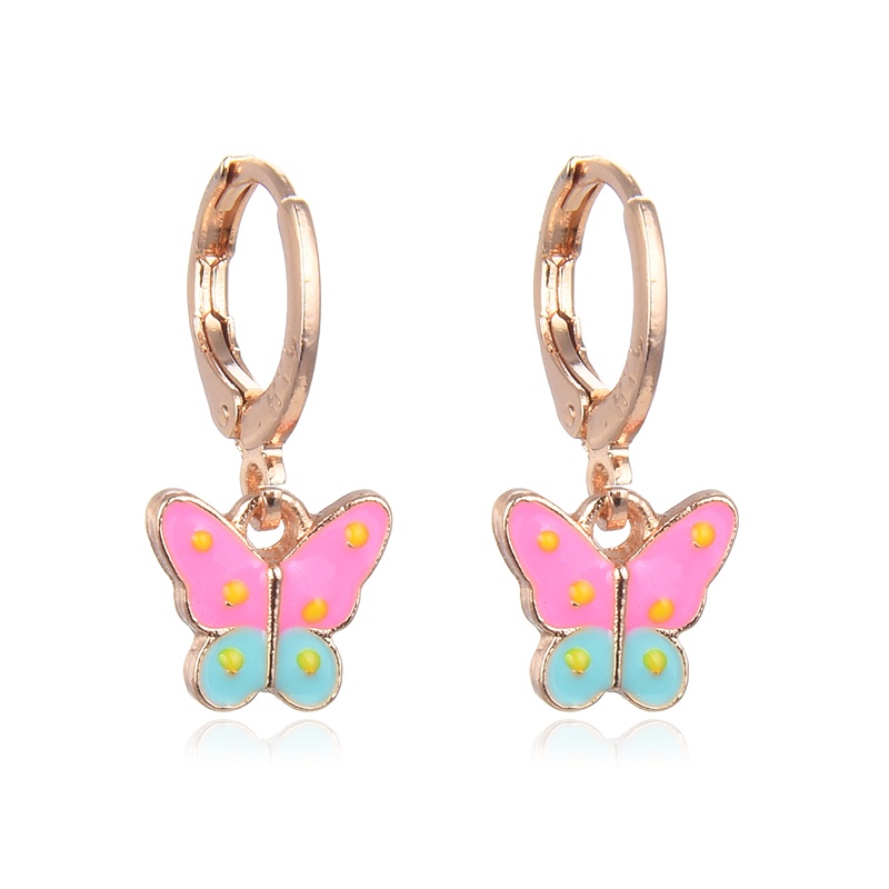 Anting Titanium Anak Emas Asli Muda Wanita Korea Anti Karat Karat Panjang Selamanya Korea Dewasa Bunga Style Korean Style Tusuk 02