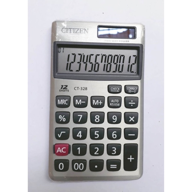 

KALKULATOR Pocket CT 328 - KALKULATOR 12 DIGIT - CHECK AND CORRECT - UKURAN MINI - MURMER