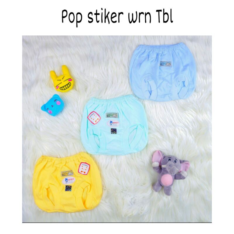 

Celana bayi Pop stiker warna tebal