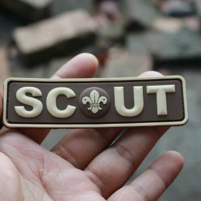 Patch rubber scout pramuka