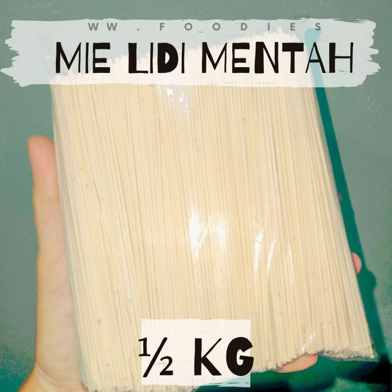 

(500gr) MIE LIDI MENTAH KURUS 12CM | BITING | LIDI JADUL | LIDI SOLO