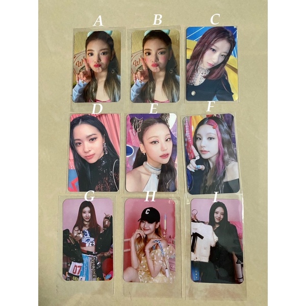 ITZY Chaeryeong Lia Yeji Yuna Photocard - Mecima POB PO Benefit Selca Selfie Concept Konsep