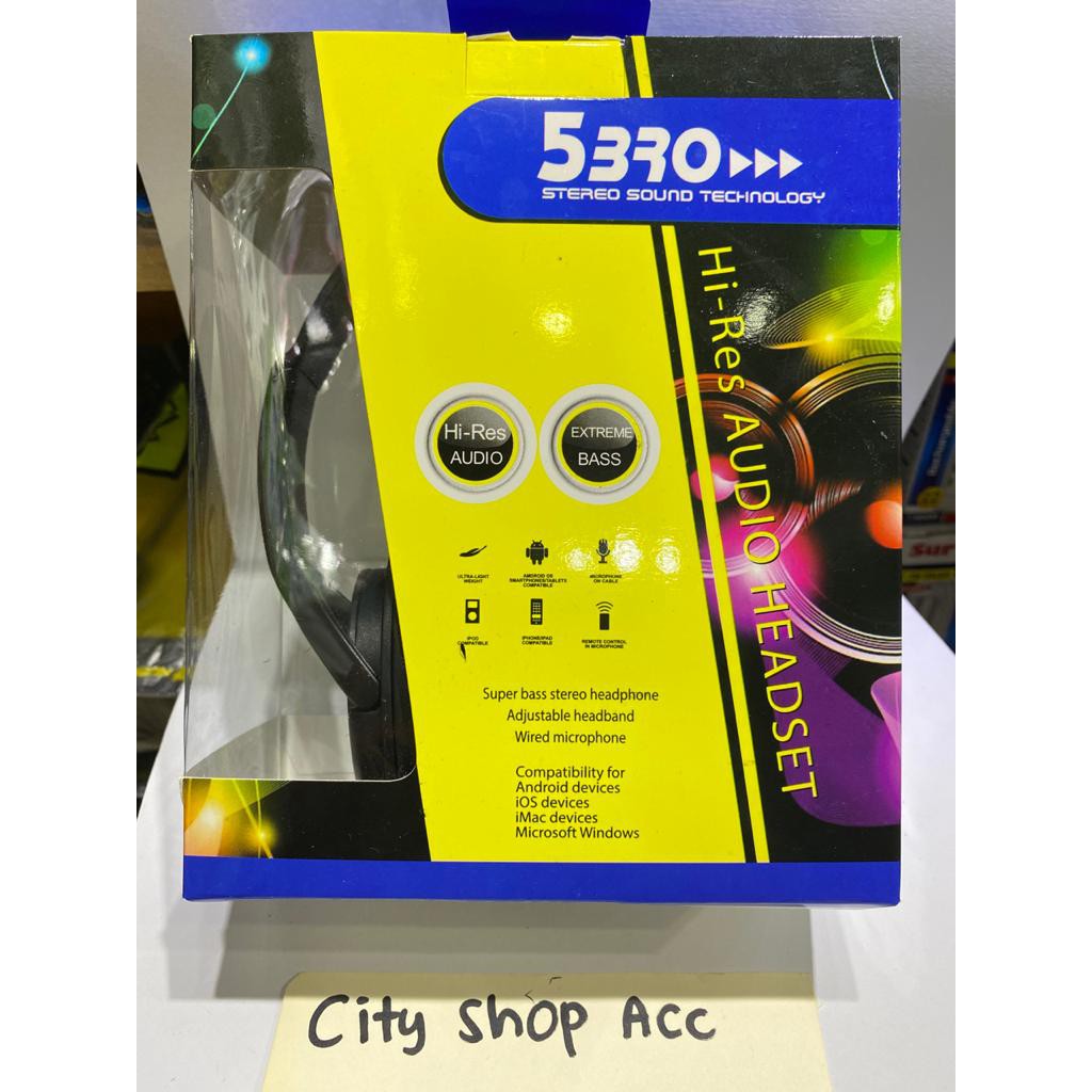 HEADPHONE 5BRO HK STEREO SOUND TECHNOLOGY