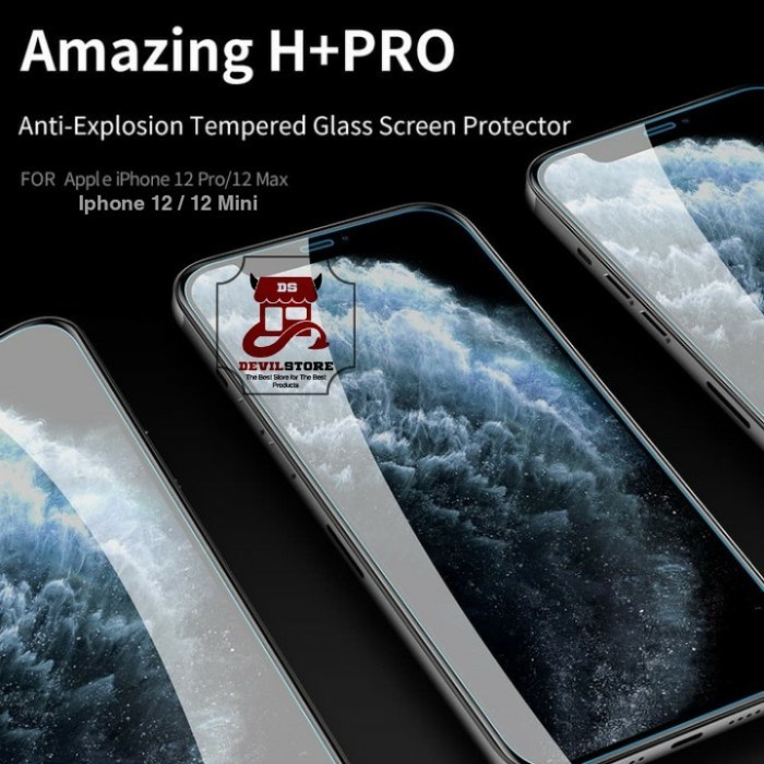 Tempered Glass Iphone 12 Mini/12/12 Pro/12 Pro Max Amazing H+ Pro ORI - 12 MINI