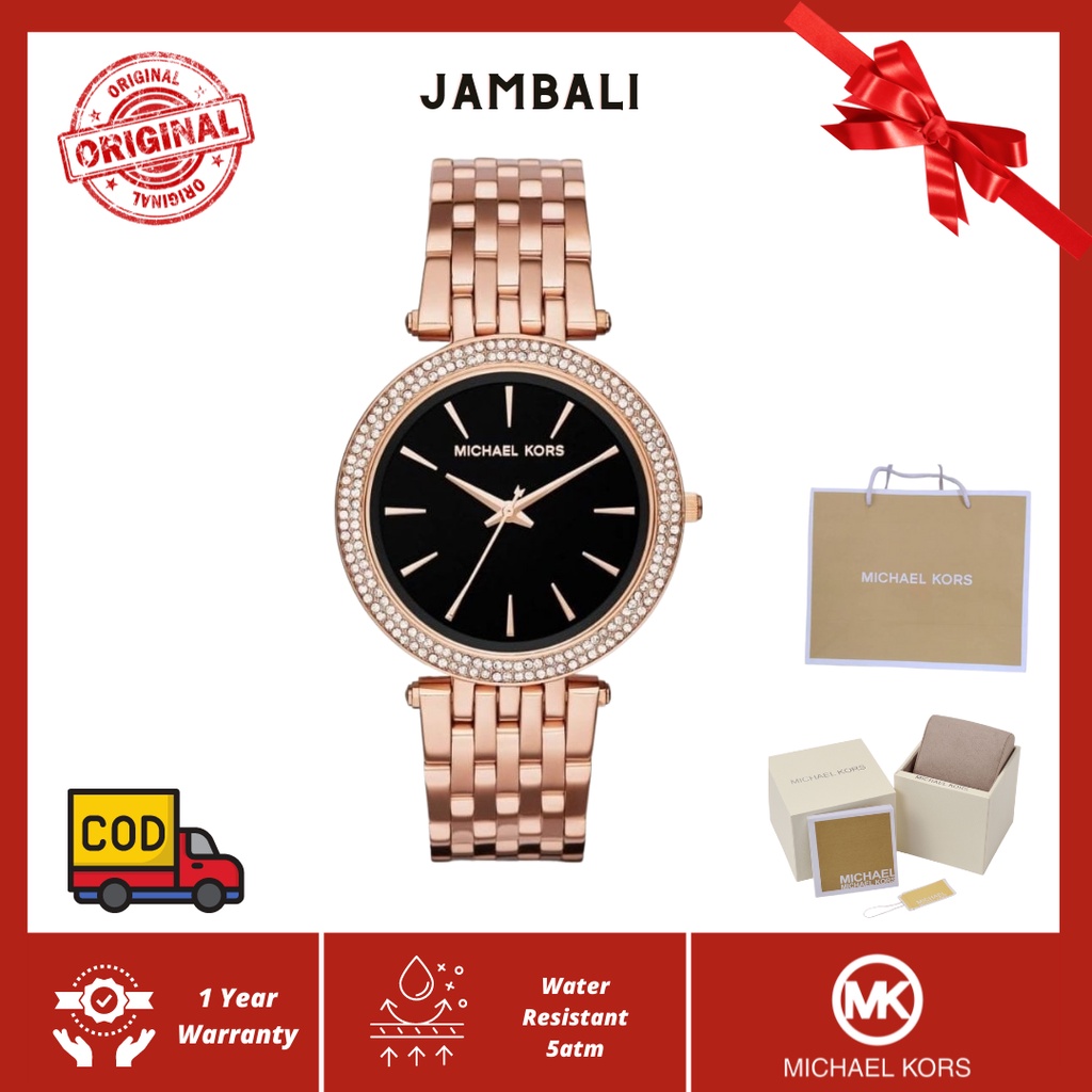 Jam Wanita Michael Kors Original MK3402 MK 3402 fullset garansi 1 Tahun