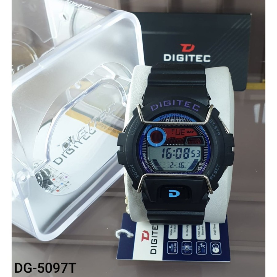 Jam tangan pria digitec 5097 digital kawat sport pria original