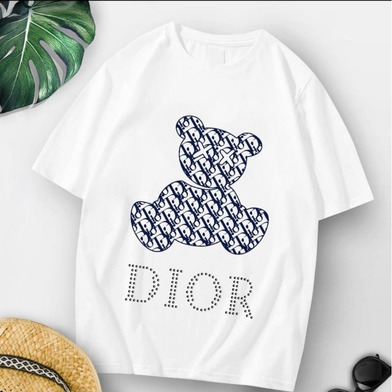 kaos wanita oversize bear duduk