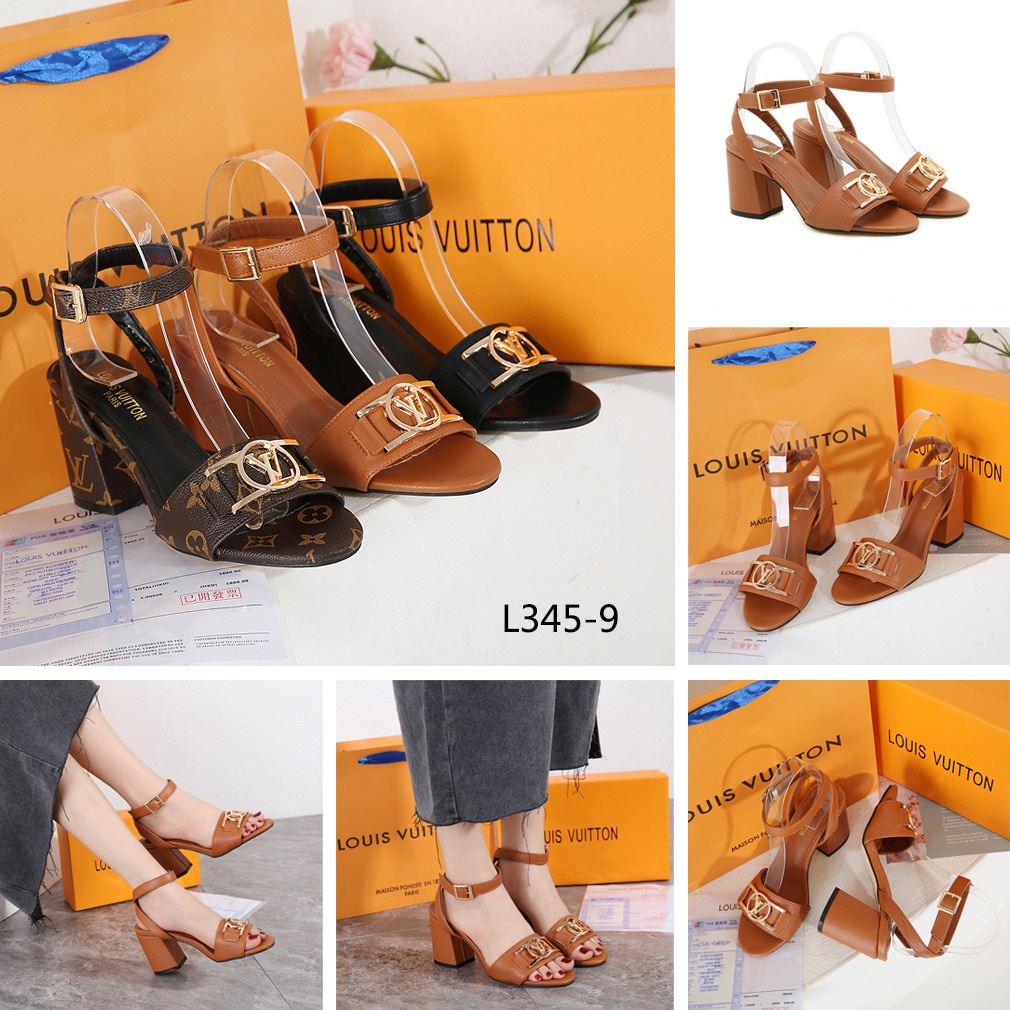 SHOES Lock it Block Heel Sandals L345-9