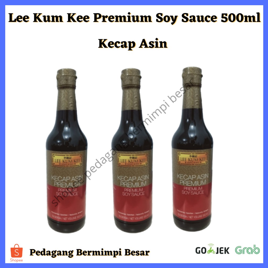 

Lee Kum Kee Premium Soy Sauce 500ml/ Kecap Asin/ Kecap Premium/ Soy Sauce 500