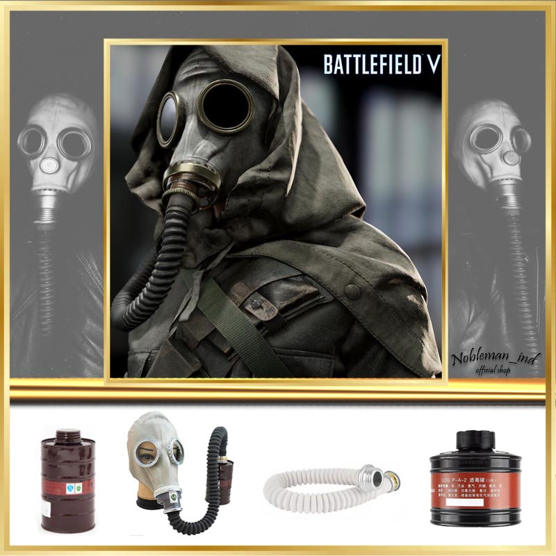 Topeng Gas Rusia Uraaaaaa GP5 Russian /  Mask Respirator Military Chemical Masker Gas 360 Protection
