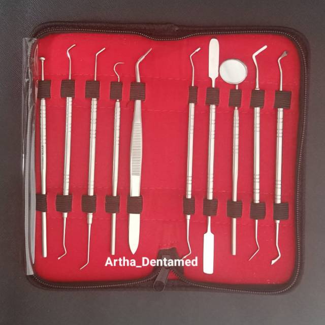 DIAGNOSTIC DIAGNOSTIK BASIC INSTRUMENT DASAR SET DENTAL (10 set)