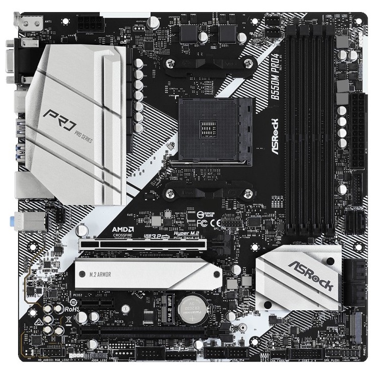 ASROCK B550M PRO4 - AM4 MATX GAMING MOTHERBOAD