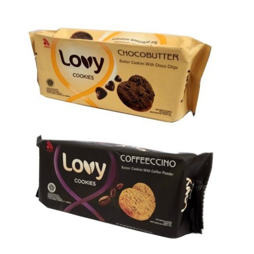 

LOVY Cookies 80 gram All Varian Chocobutter Caffecinno