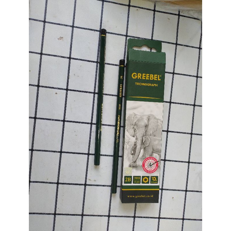 

pensil 2B greebel technograph pensil greebel