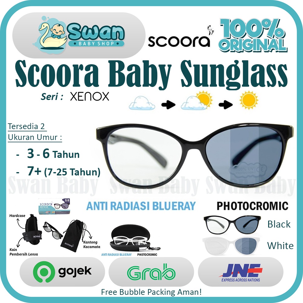 Scoora Xenox Kacamata Anak Anti Radiasi &amp; Photocromic