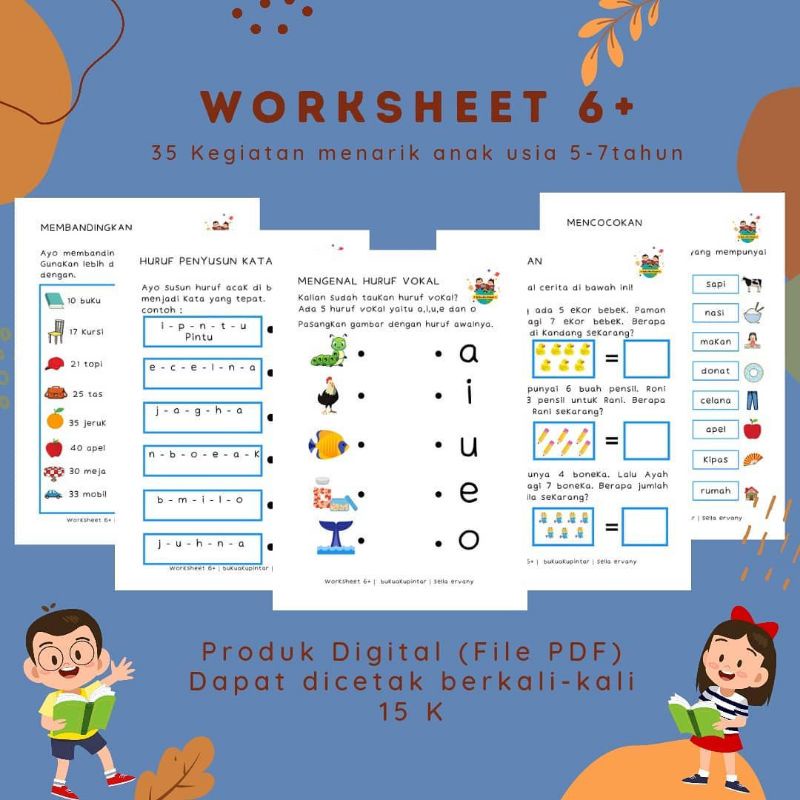 

Worksheet 6+