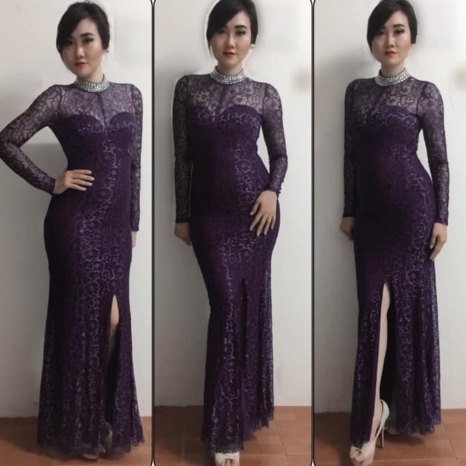 promo long dress - maxi dress - dress pesta - prom night dress - dress impor terbaru