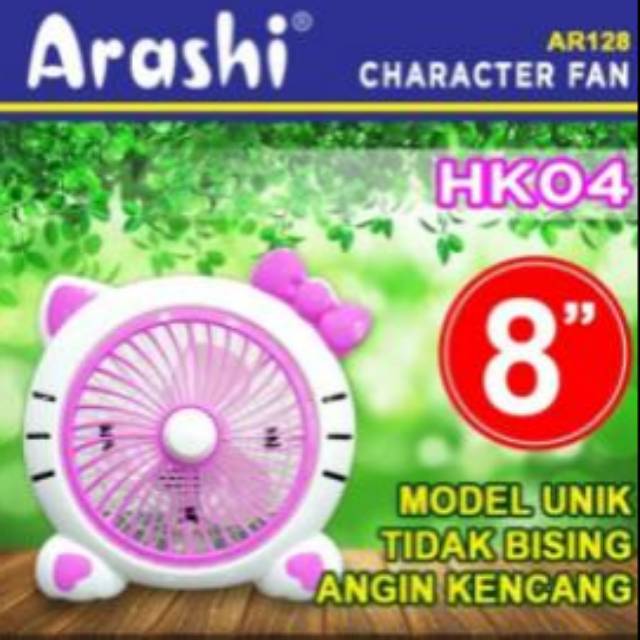 Kipas Angin Karakter Cartoon / Desk Fan ARASHI 128