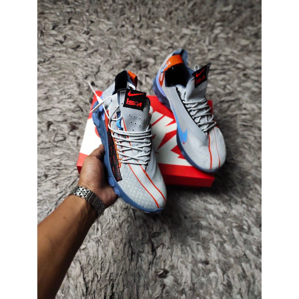 Nike React ISPA "Wolf Grey/Sapphire"