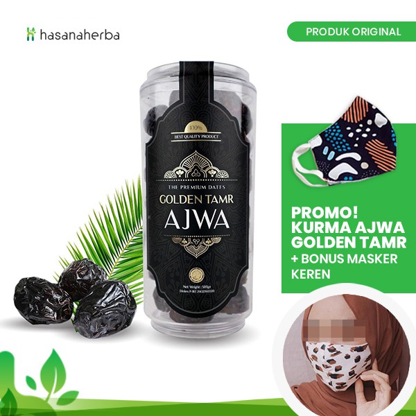 

Kurma Ajwa 500gr - Golden Tamr (TERBAIK) Kurma Ajwa Kesukaan Rasulullah