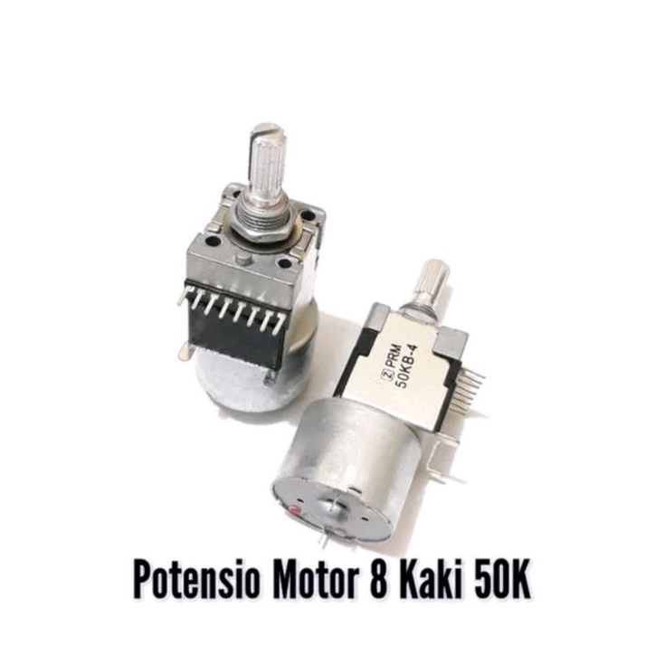 Potensio Motor 8 Kaki 50K