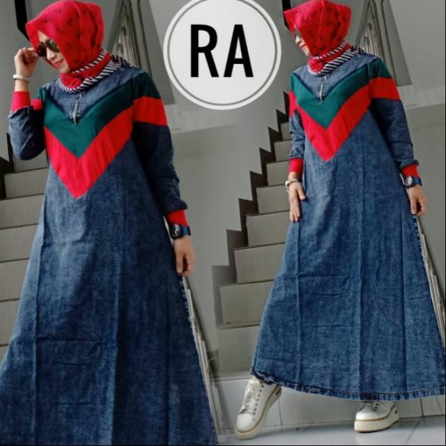 Maxi Jeans V 2tone by RA