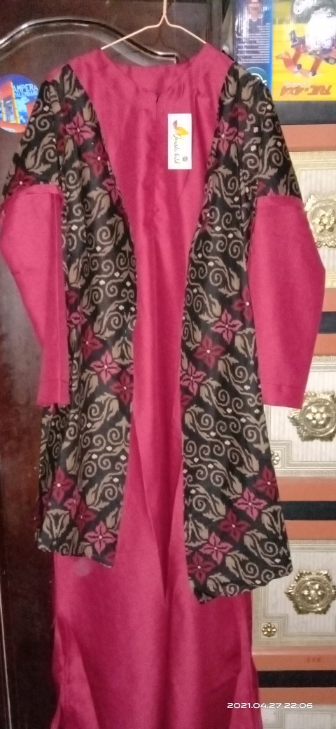 Bisa Cod !!! Couple Gamis Andini | Couple Batik Terbaru | Harga Sudah 1 Set