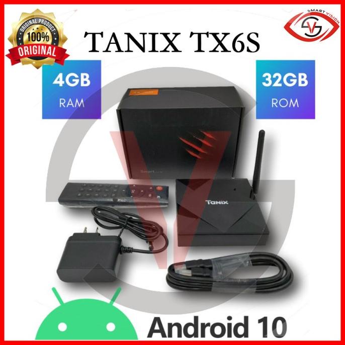 Android Tv Box TANIX TX6S 4GB/32GB Android 10 Dual Wifi Allwinner H616