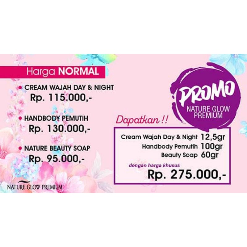 PAKET NATURE GLOW PREMIUM