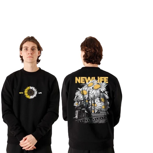 POSEIDON Jaket Sweater Crewneck ORIGINAL BIONIC NEW ARTIKEL SPESIAL SERIES LIFE SUNFLOWER