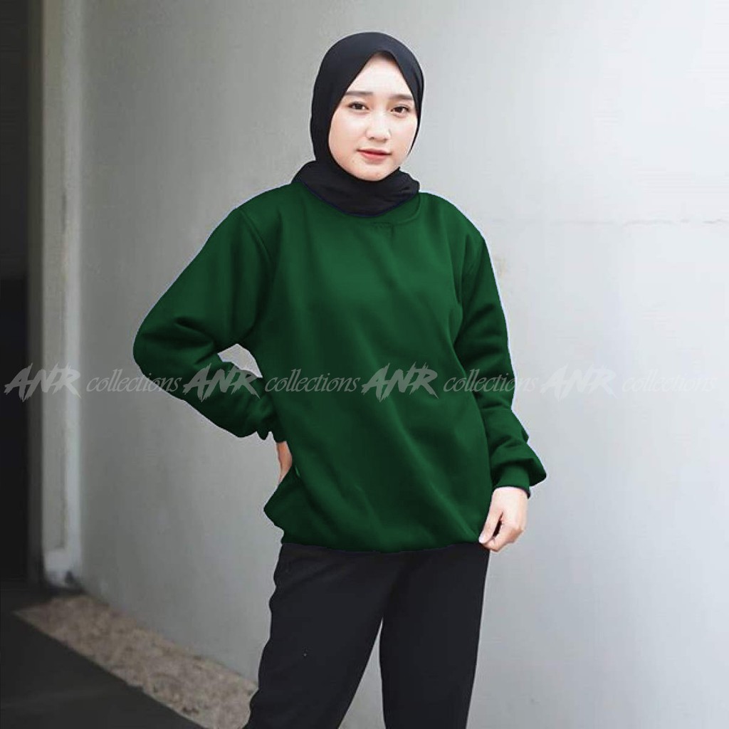 SWEATER BASIC OBLONG POLOS WANITA / Cewek Murah Berkualitas Promo