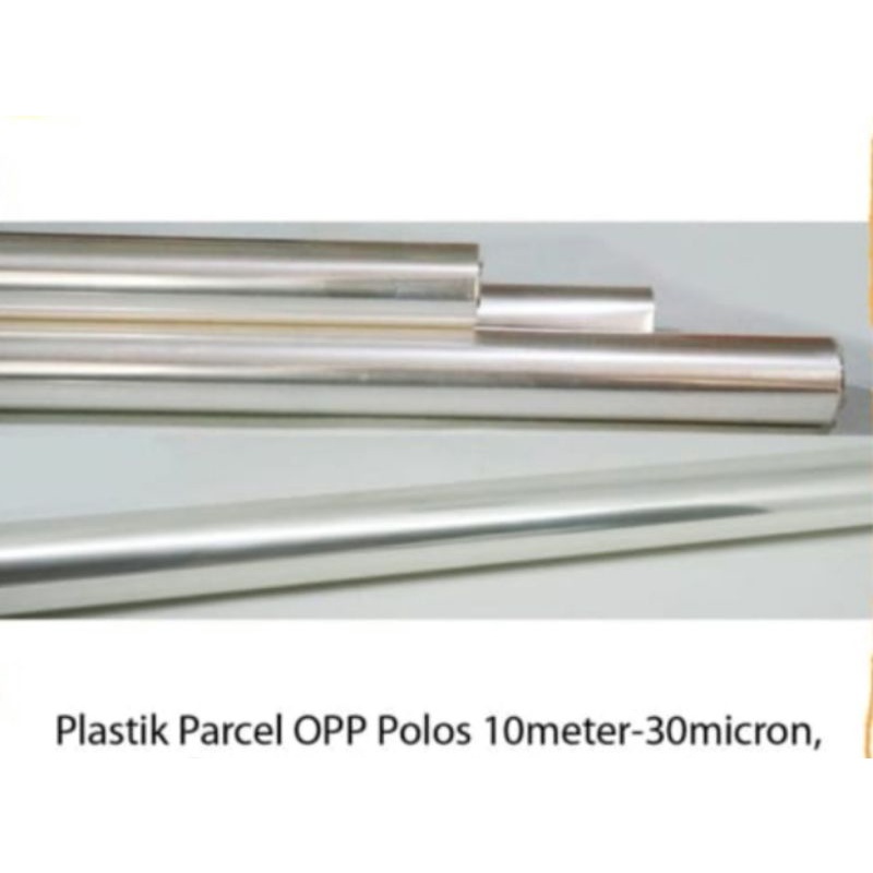 

PLASTIK PARCEL OPP ROLL 10M 30micron
