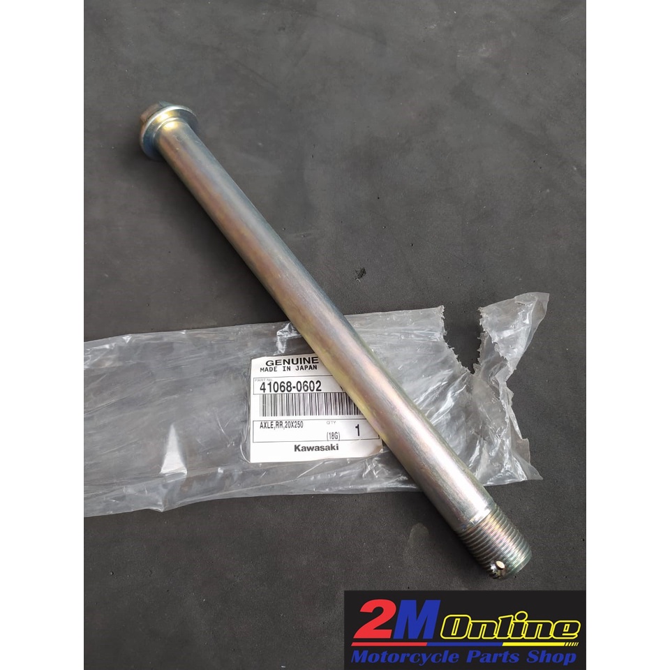 41068-0602 Axle RR 200x250 As Roda Belakang KLX 250 Ori KGP