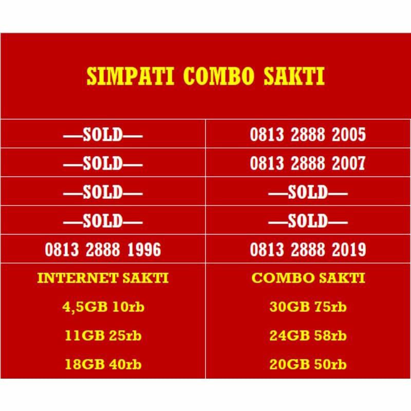 Nomor cantik simpati 4G murah 081x 2888 1996 (nocan, perdana, telkomsel, 081x 2888 2005,2007,2019)